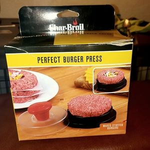 Char-Broil Perfect Burger Press NWT